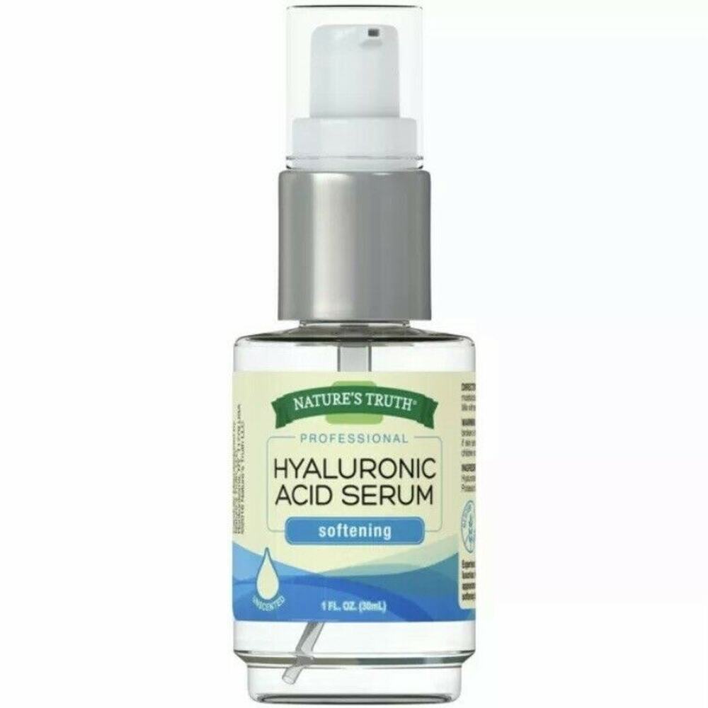 Nature's Truth Hyaluronic Softening Acid Serum Topical Liquid 1 Oz